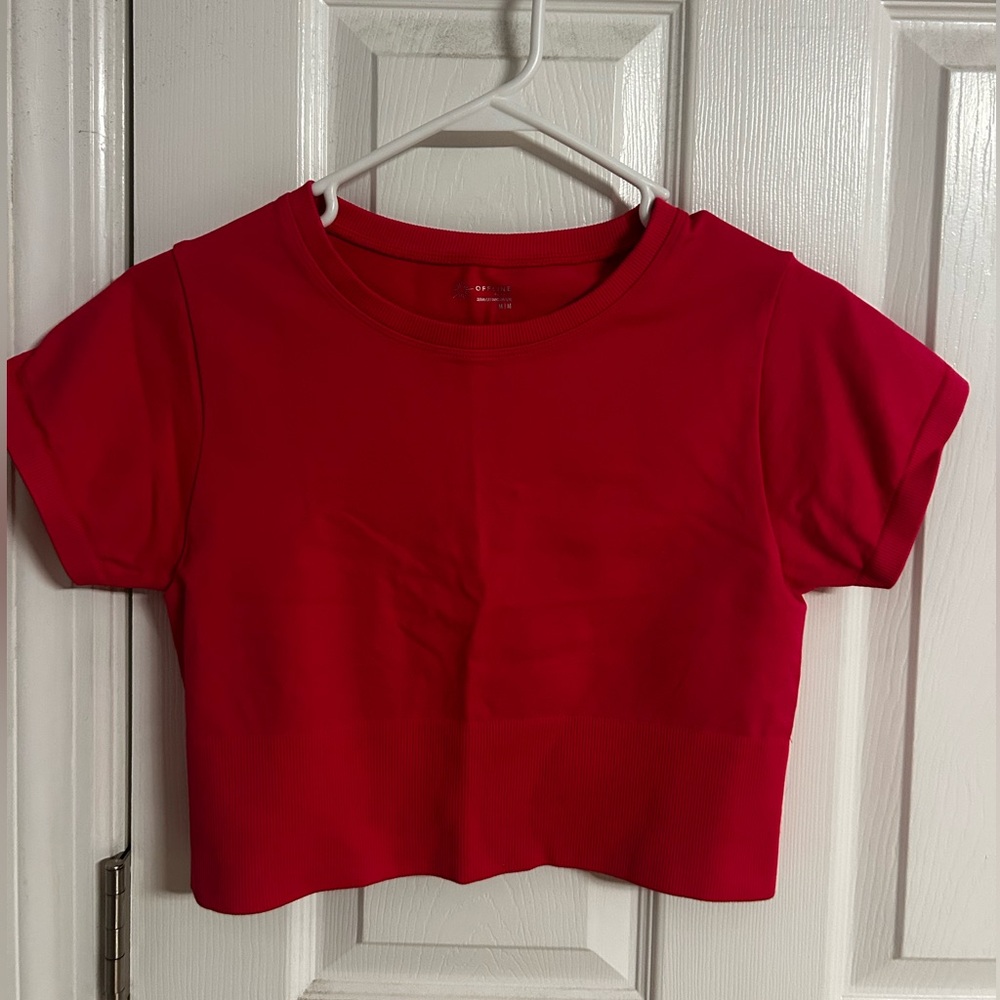 Offline Pink Cropped T-Shirt